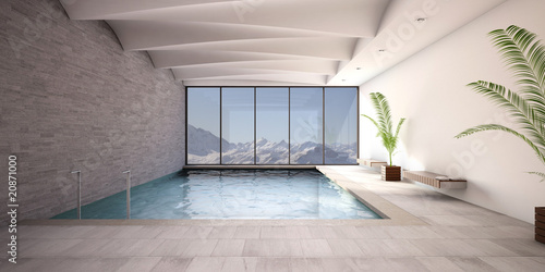 Illustration: Pool im Wellnessbereich Pool im Wellnessbereich