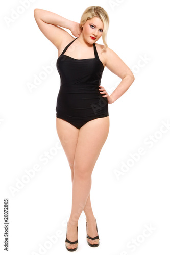 Photo: Plus-size pin-up Plus-size pin-up