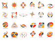 Vector Abstract Logo Icon Design Set