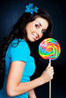 girl with a lollipop