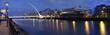 Dublin bridge and Lifey river Dublin bridge and Lifey river