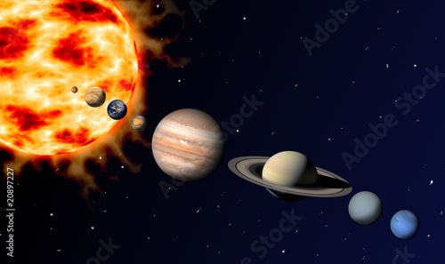 Illustration: Sonnensystem Sonnensystem