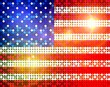 Illustration: glitzernde pailetten flagge USA glitzernde pailetten flagge USA