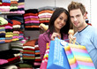 couple out shopping