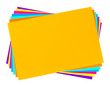 Multicolored paper