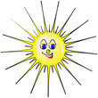 soleil souriant
