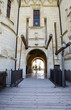 Chaumont Chateau entrance close up. France