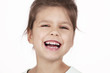 little successful laughing girl