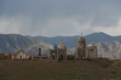 Friedhof nahe Chayek im Tian Shan Gebirge - Kirgisistan