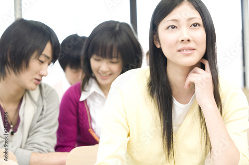 Photo: 講義中の学生 講義中の学生