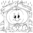 Pumpkin in hut