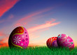 Colorful Easter eggs illustration