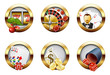 Casino and gambling buttons