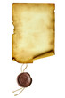 Scroll with wax seal