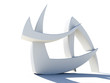 Abstract symbol on white background Abstract symbol on white background