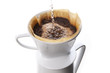 Kaffee kochen mit Porzellan-Filter