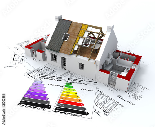 Illustration: Ecological construction Ecological construction