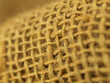 Macro of canvas, low depth of focus