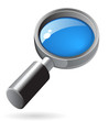 Isometric icon of lens