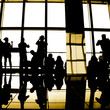 silhouette of the traveler