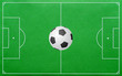 Soccer Pitch - Fussballplatz mit Fussball