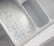 Foto: Washing powder in washing machine Washing powder in washing machine
