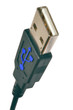 prise USB en gros plan