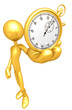Gold Guy With Gold Stopwatch