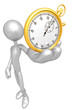 Presenting A Gold Stopwatch