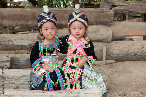 Mädchen von Asien Hmong