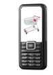 Illustration: vom Handy aus einkaufen vom Handy aus einkaufen