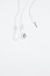 White earphones