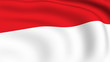 Flying Flag of MONACO | LOOPED |