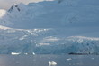 Lemaire Chanel in Antarctica seen from a sailing boat Lemaire Chanel in Antarctica seen from a sailing boat