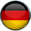 Germany Flag 3D Glass Sphere
