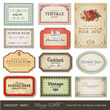 vintage labels - inspired by antique originals