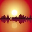 Deutschland - Städte - Panorama - Sonnenuntergang Deutschland - Städte - Panorama - Sonnenuntergang