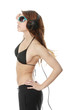 Young modern dancer girl Young modern dancer girl
