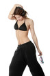 Young modern dancer girl Young modern dancer girl
