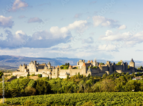 Foto: Carcassonne, Languedoc-Roussillon, France Carcassonne, Languedoc-Roussillon, France