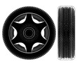 Car Wheel Tire Vector 04 Car Wheel Tire Vector 04