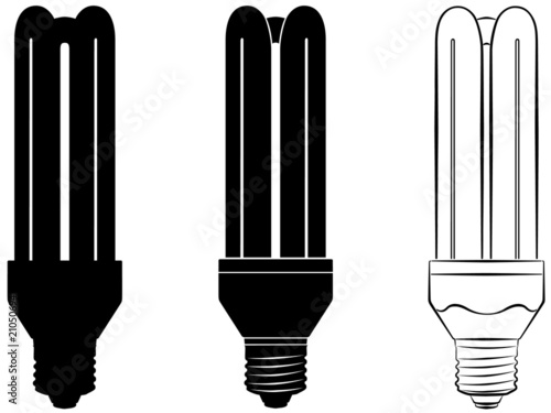 Vector: Lamp energy-saving Lamp energy-saving