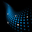 3d abstract dynamic blue background