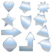 Metallic isolated elements for your design