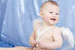 Baby with angel wings