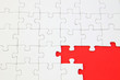Unvollendetes Puzzle