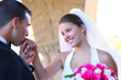 Bride and Groom at Wedding
