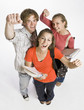 Student friends cheering