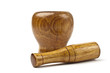 wooden garlic  masher