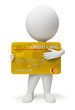 3d small people - credit card